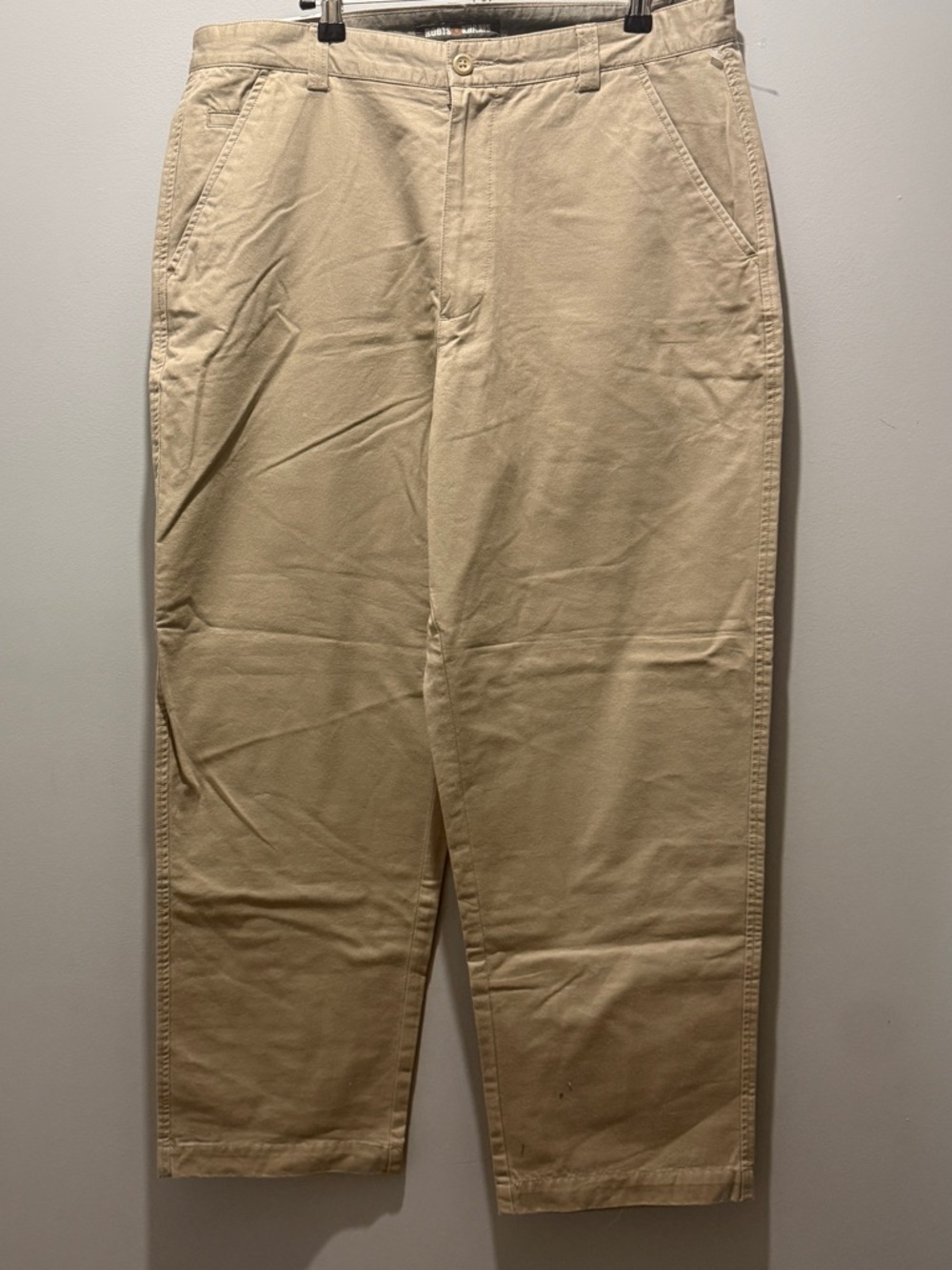 NWT Roots Men's Relaxed 5 Pocket Chino Pants - Khaki Tan - Picture 2 of 6
